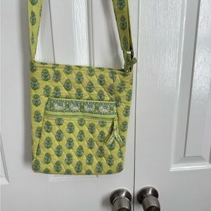Vera Bradley Green Pineapple Crossbody Bag